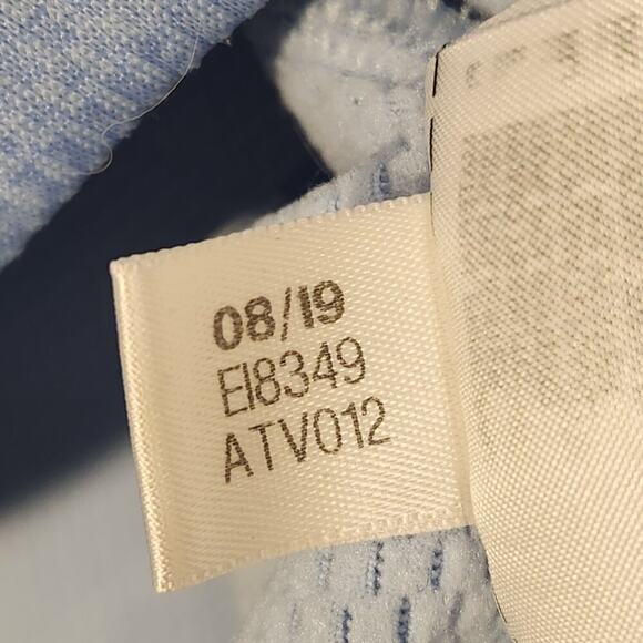 Adidas Women's Hooded Sweatshirt Climawarm Light Blue Kangaroo Pocket - Size S - Picture 9 of 9